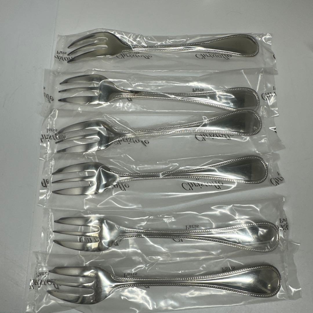 クリストフル　未使用品カトラリー18客　ボックス付　東さ7-0421☆2F