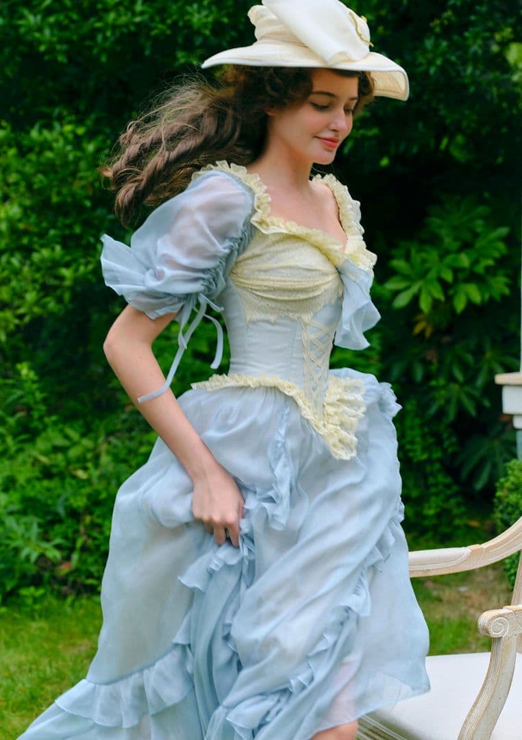 【新品タグ付き】Lacemade 完売 ミスリラのフレアーコルセット ワンピース