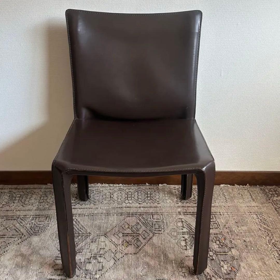 Cassina 412 キャブチェア タバコ　マリオベリーニ