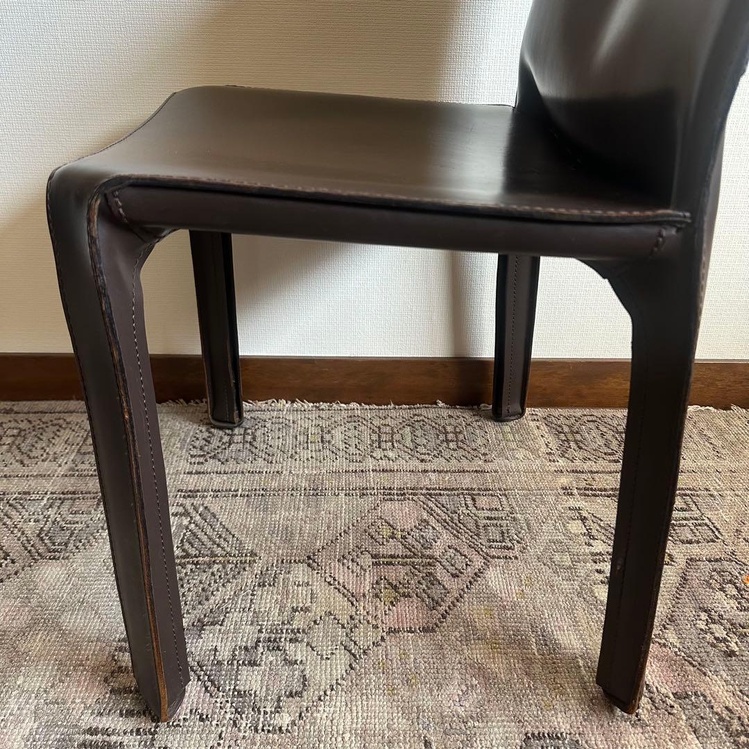 Cassina 412 キャブチェア タバコ　マリオベリーニ