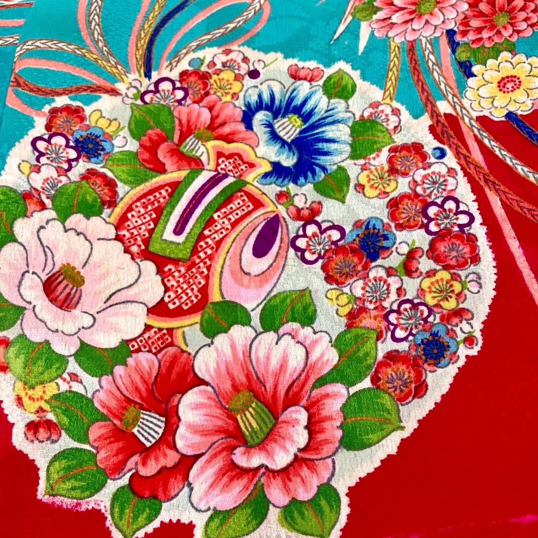 アンティーク3歳 女の子 子供着物 七五三 アンティーク着物 NO110