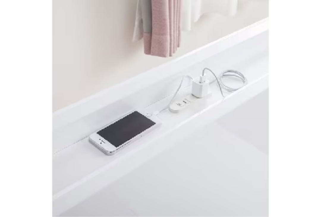 【限定セール！！】ニトリダブルベッドフレーム　収納付き　ロータイプ　コンセント付