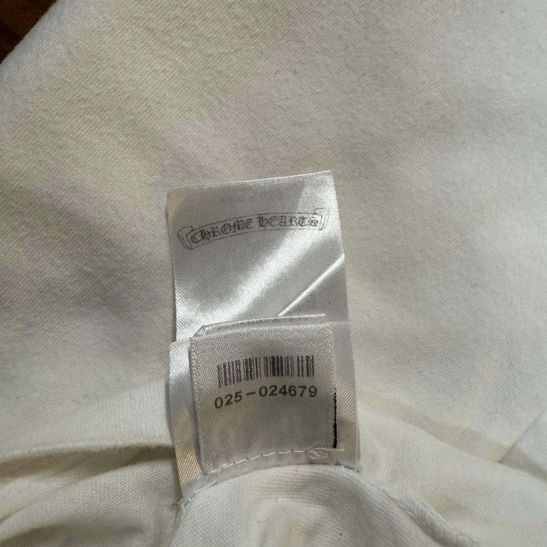 CHROME HEARTS クロムハーツホワイト長袖カットソー