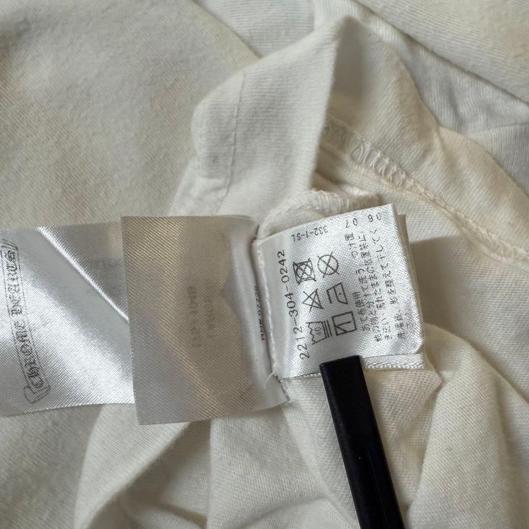 CHROME HEARTS クロムハーツホワイト長袖カットソー