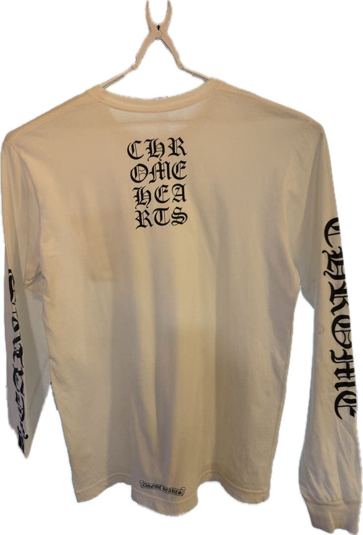 CHROME HEARTS クロムハーツホワイト長袖カットソー