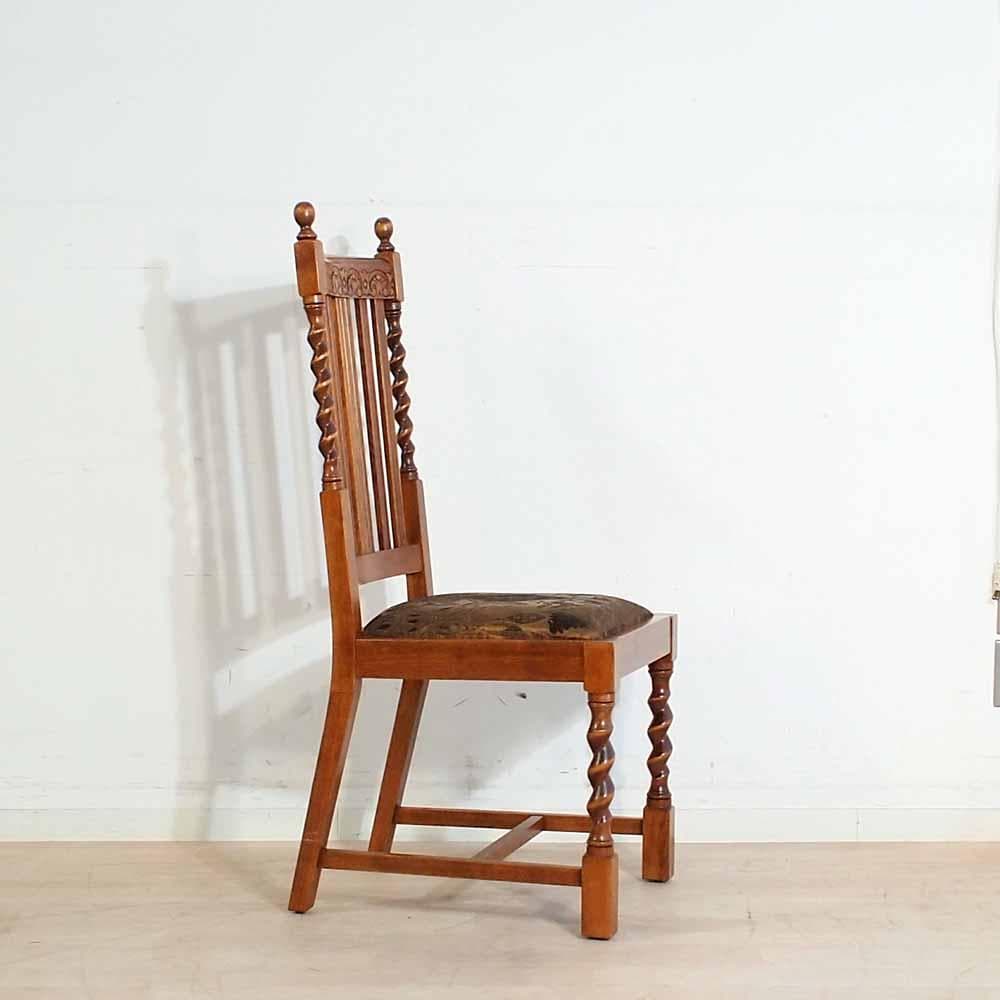 アンティークスタイル ツイストレッグ ダイニングチェア A ZR24348