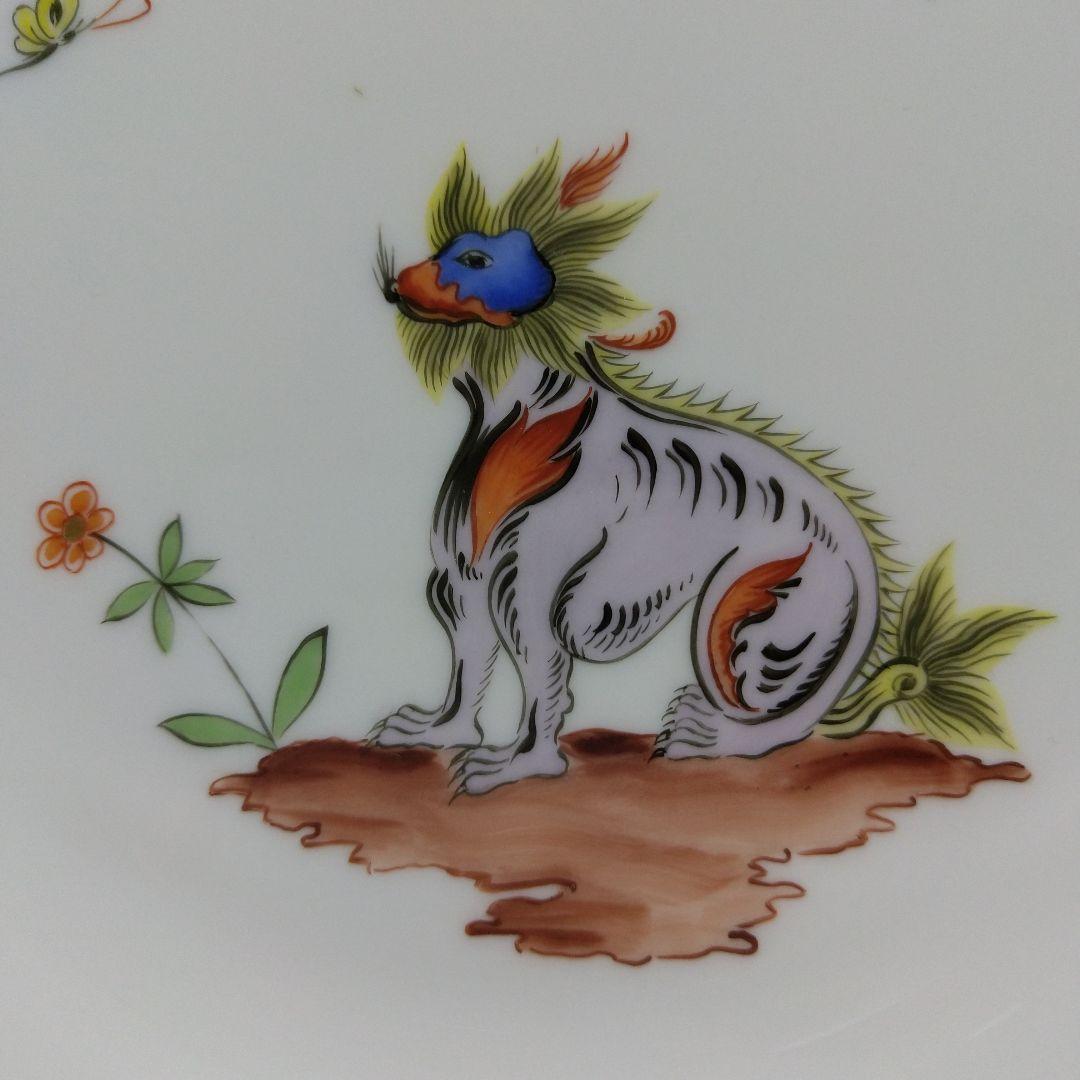 マイセン　ハンドメイド動物飾皿