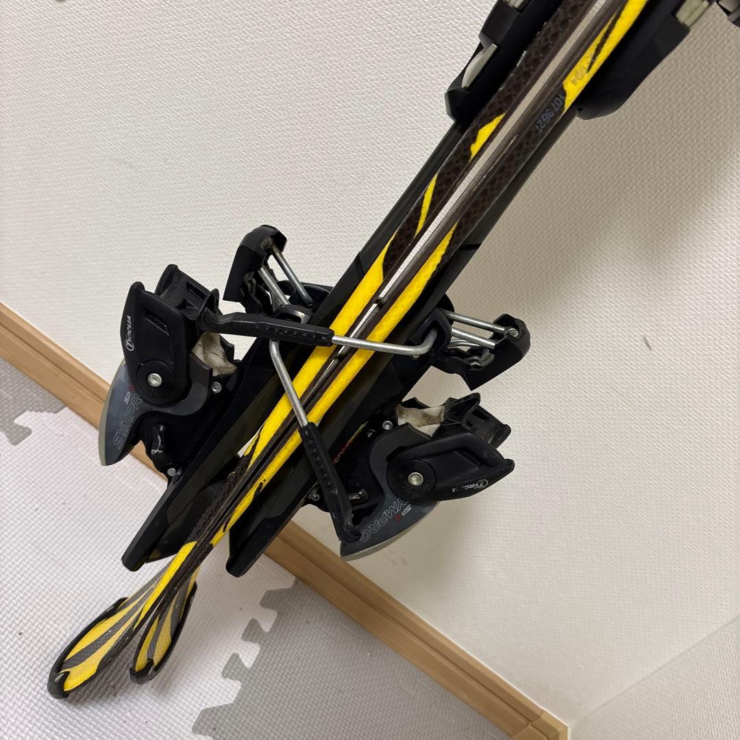 状態良好 HEAD SALAMANDER 調節ビン付 SYMPROショートスキー