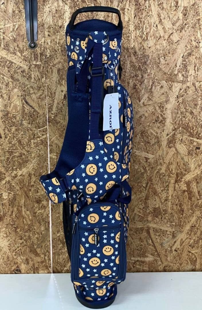 アズロフ スタンド キャディバッグ ニコチャンネイビー 新品　未使用