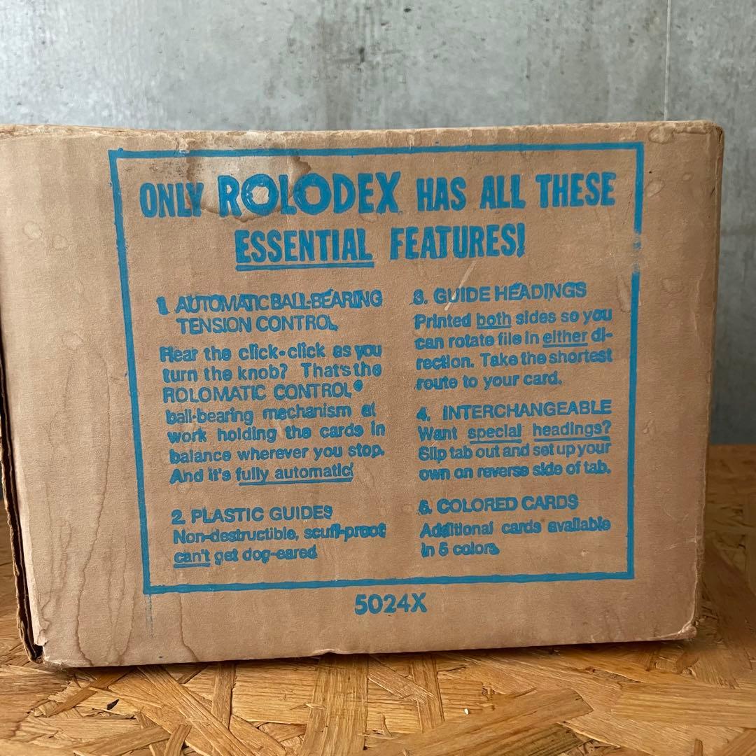 60s 70s VINTAGE ROLODEX NO.5024X アルミフレーム