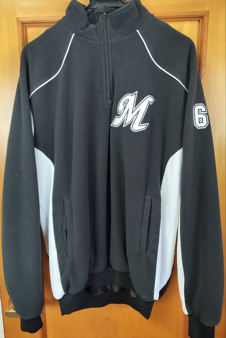 千葉ロッテマリーンズ選手ハーフジップジャケット