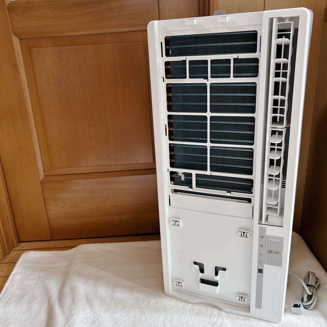 美品 Haier ハイアール窓用エアコン JA16-V リモコン付き2021年製