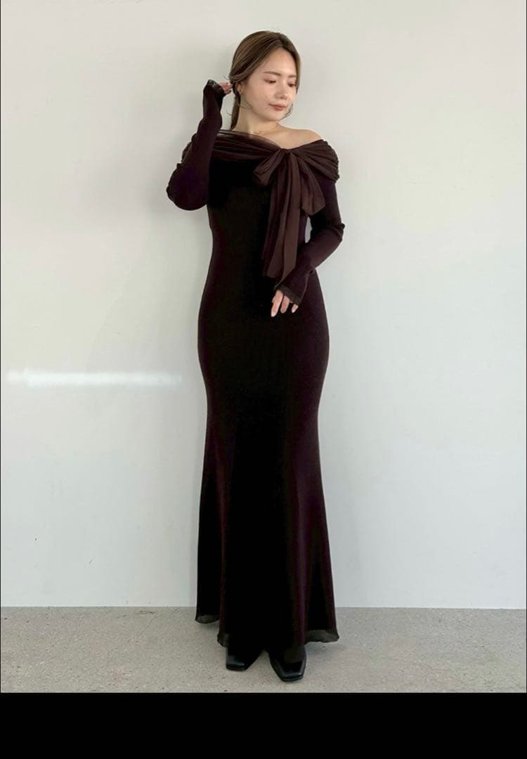 FRAYI.D 3wayオフショルニットワンピース