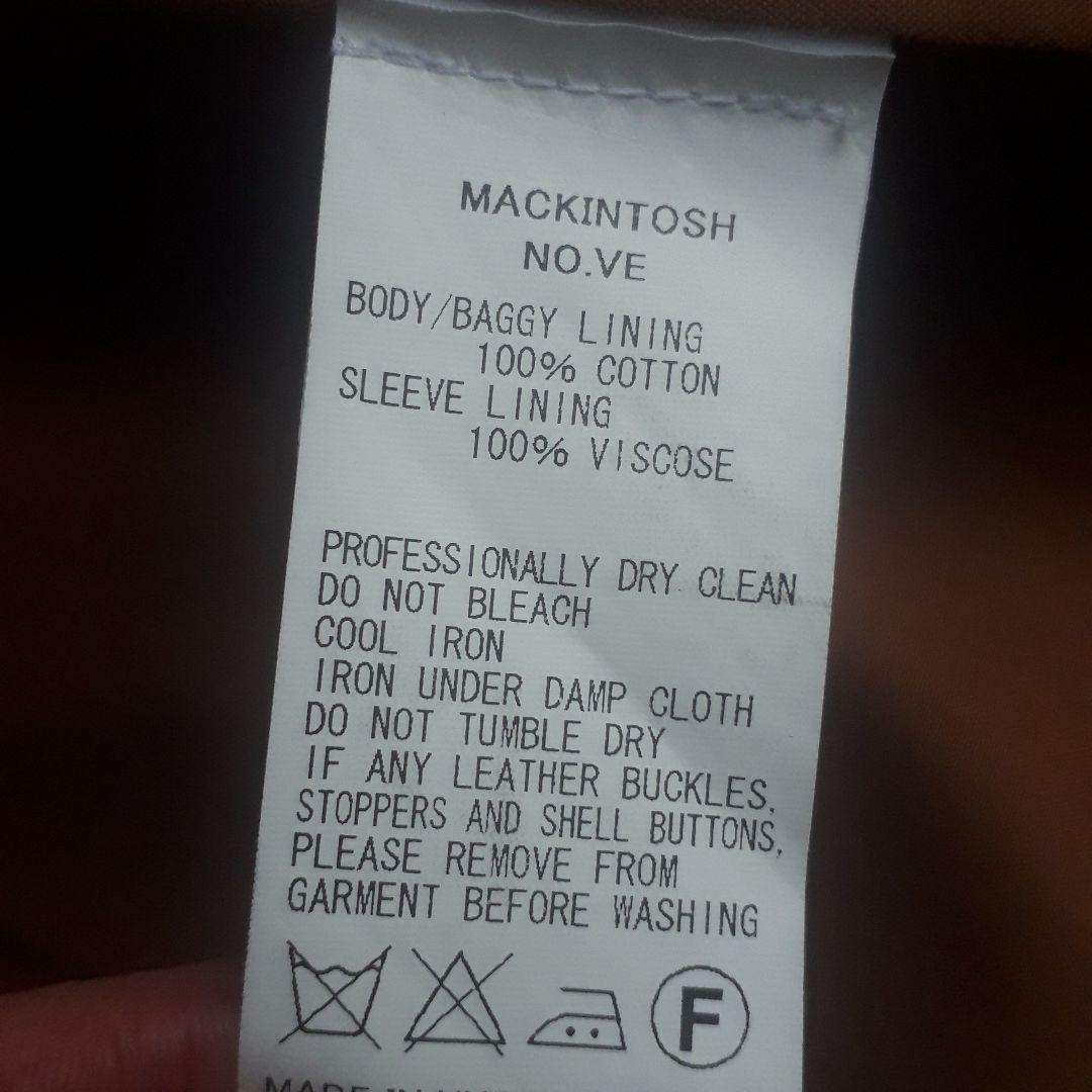 MACKINTOSH ステンカラーコート 40