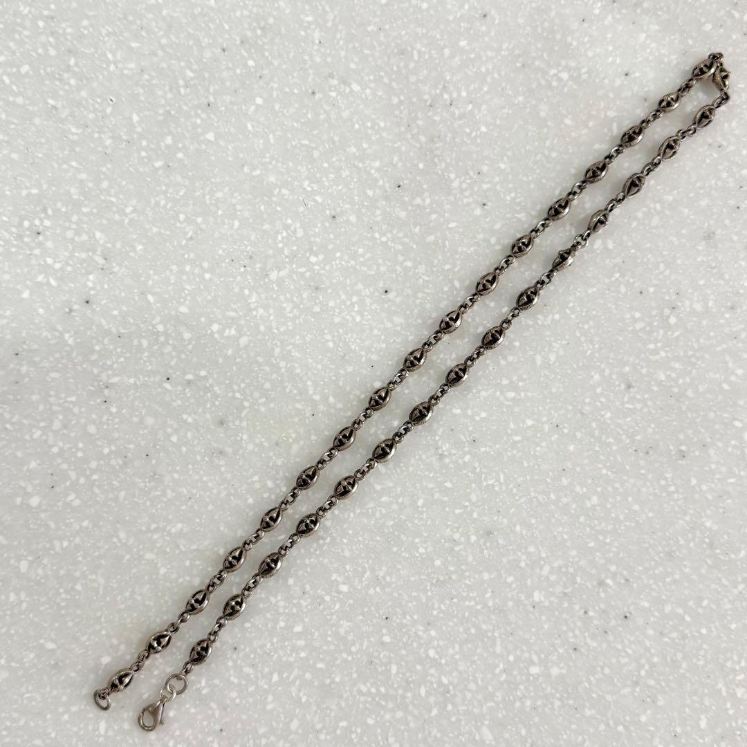 JUSTIN DAVIS チェーンネックレス シルバー系　50cm