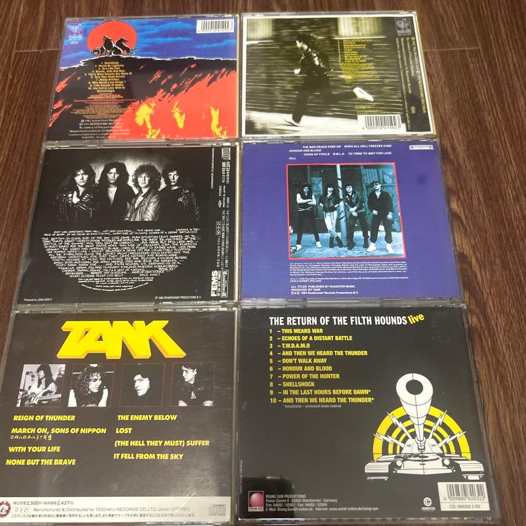 TANK ヘヴィメタル　CD6枚セット