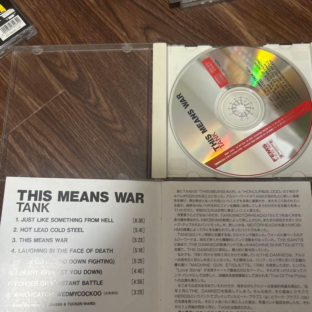 TANK ヘヴィメタル　CD6枚セット