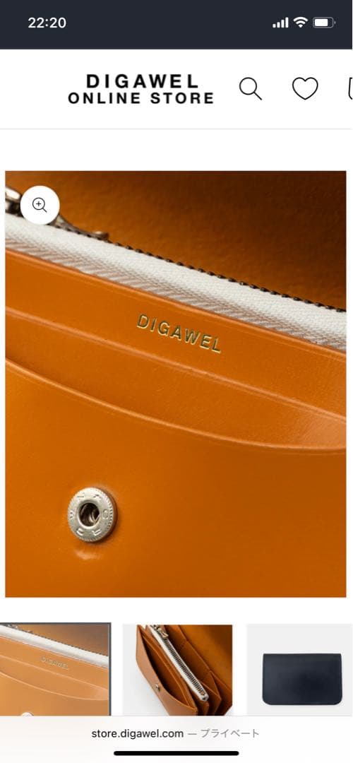DIGAWEL GARSON PURSE Bridle leather 財布