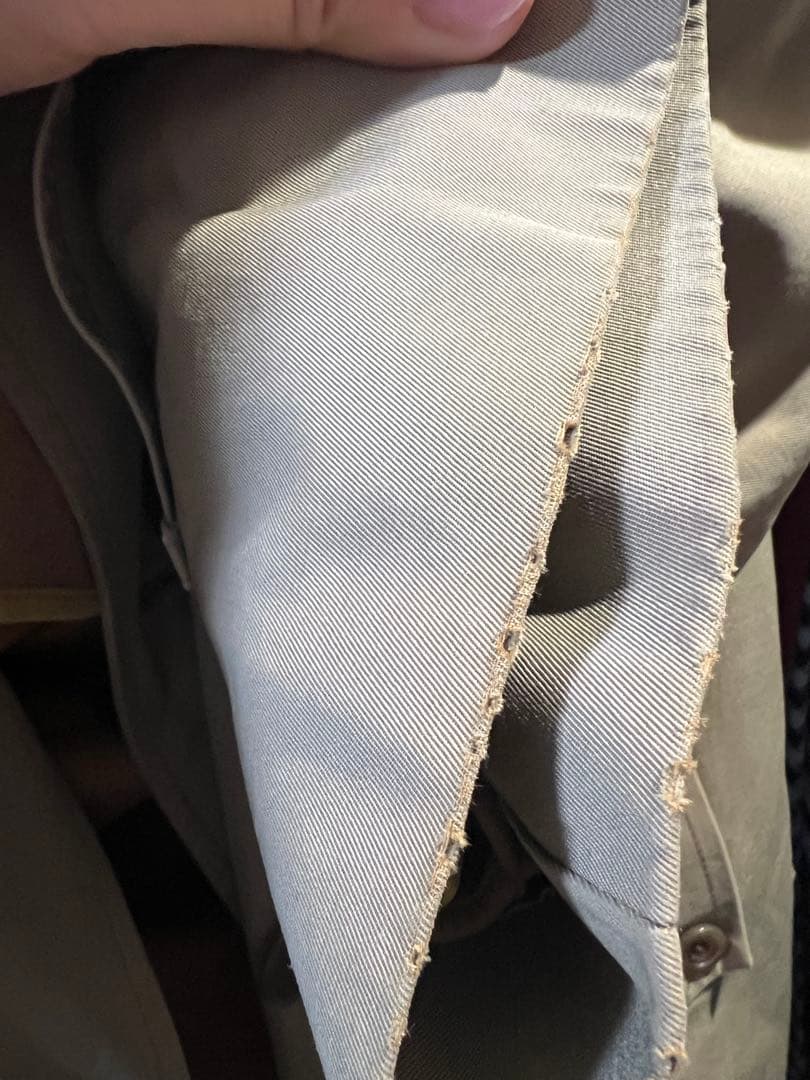 Aquascutum ベージュ トレンチコート 一枚袖