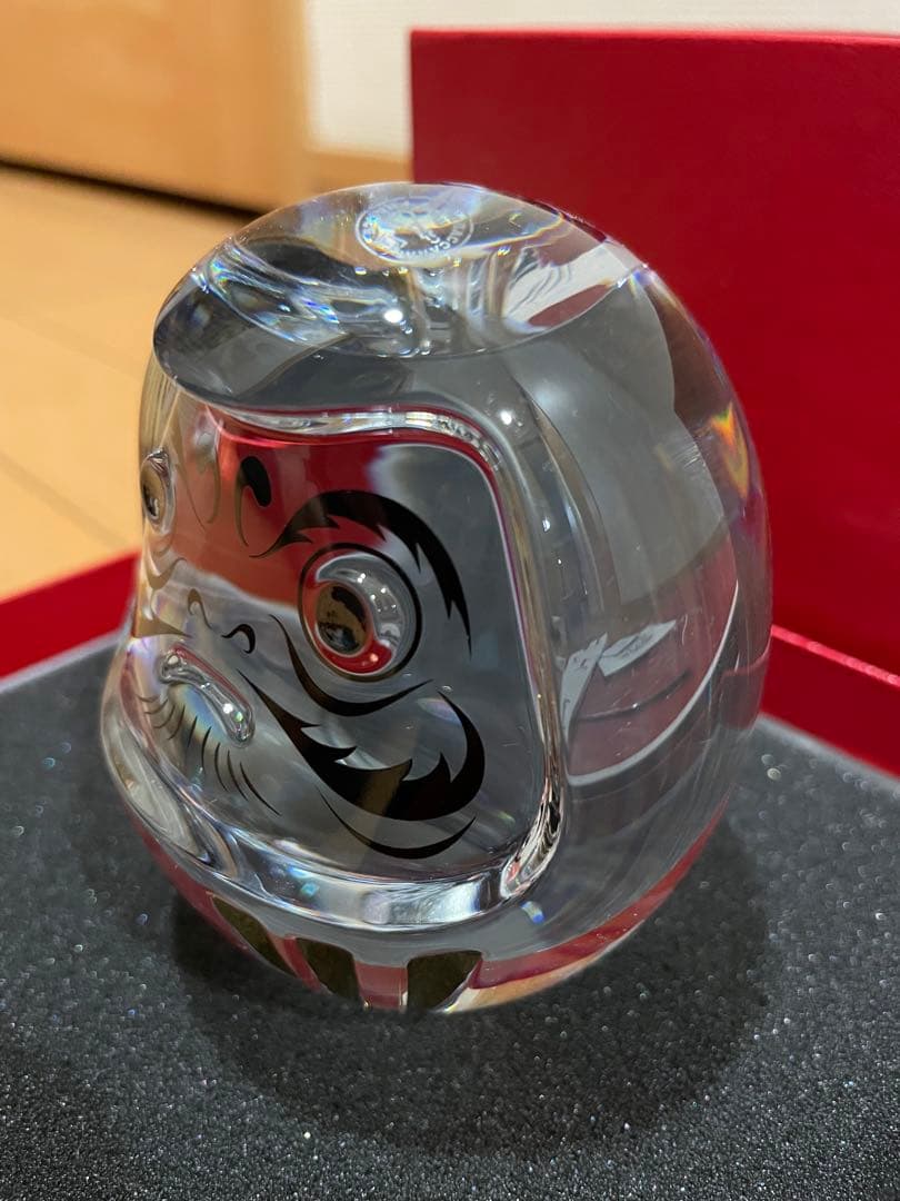 Baccarat バカラ ダルマ クリスタル置物 インテリア 縁起物