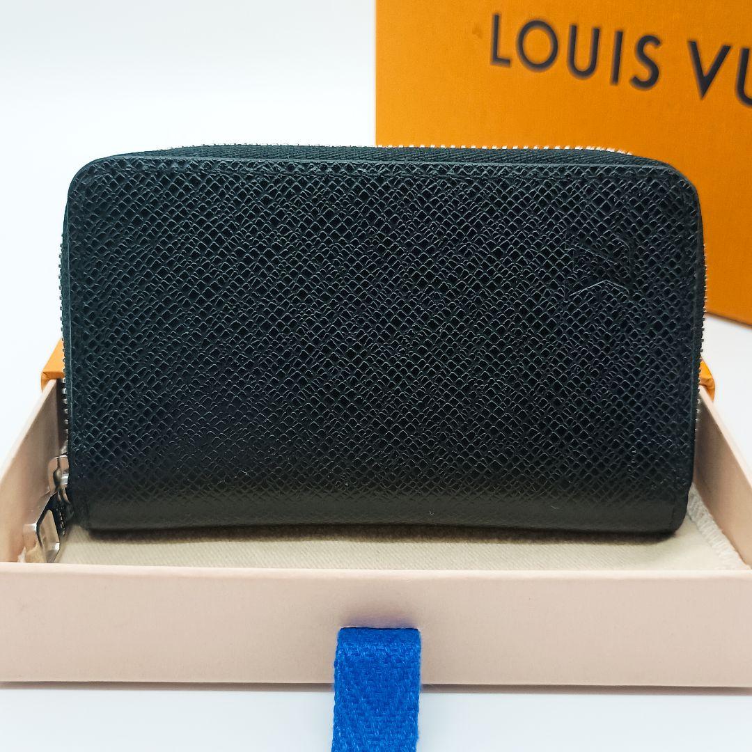 【良品】ルイヴィトン　ジッピーパース　タイガ　アルドワーズ　黒