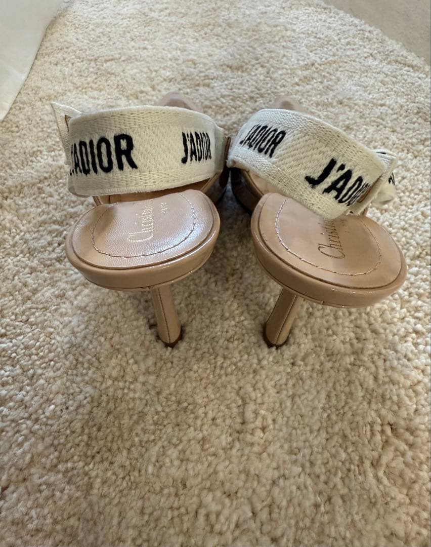 新品　ディオール　ベージュパンプス 10cmヒール 36 (23cm)