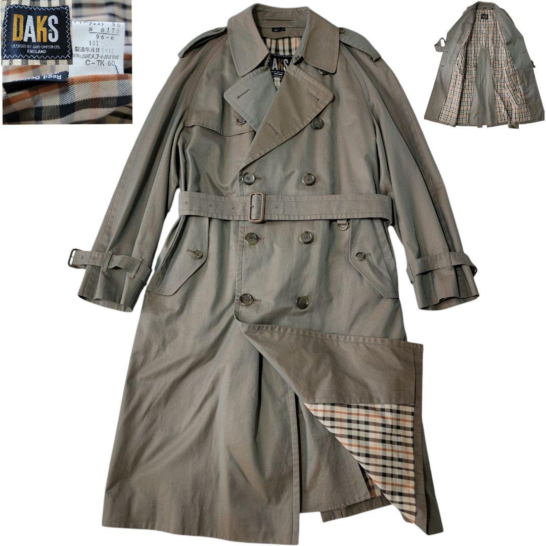 【超希少】ツバメコート製 ダックス DAKS 玉虫色 トレンチコート L