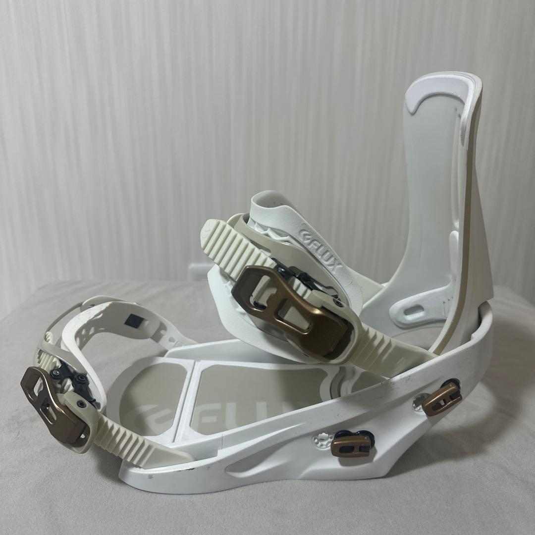 FLUX GX Tokyo ビンディング ホワイト×ゴールド