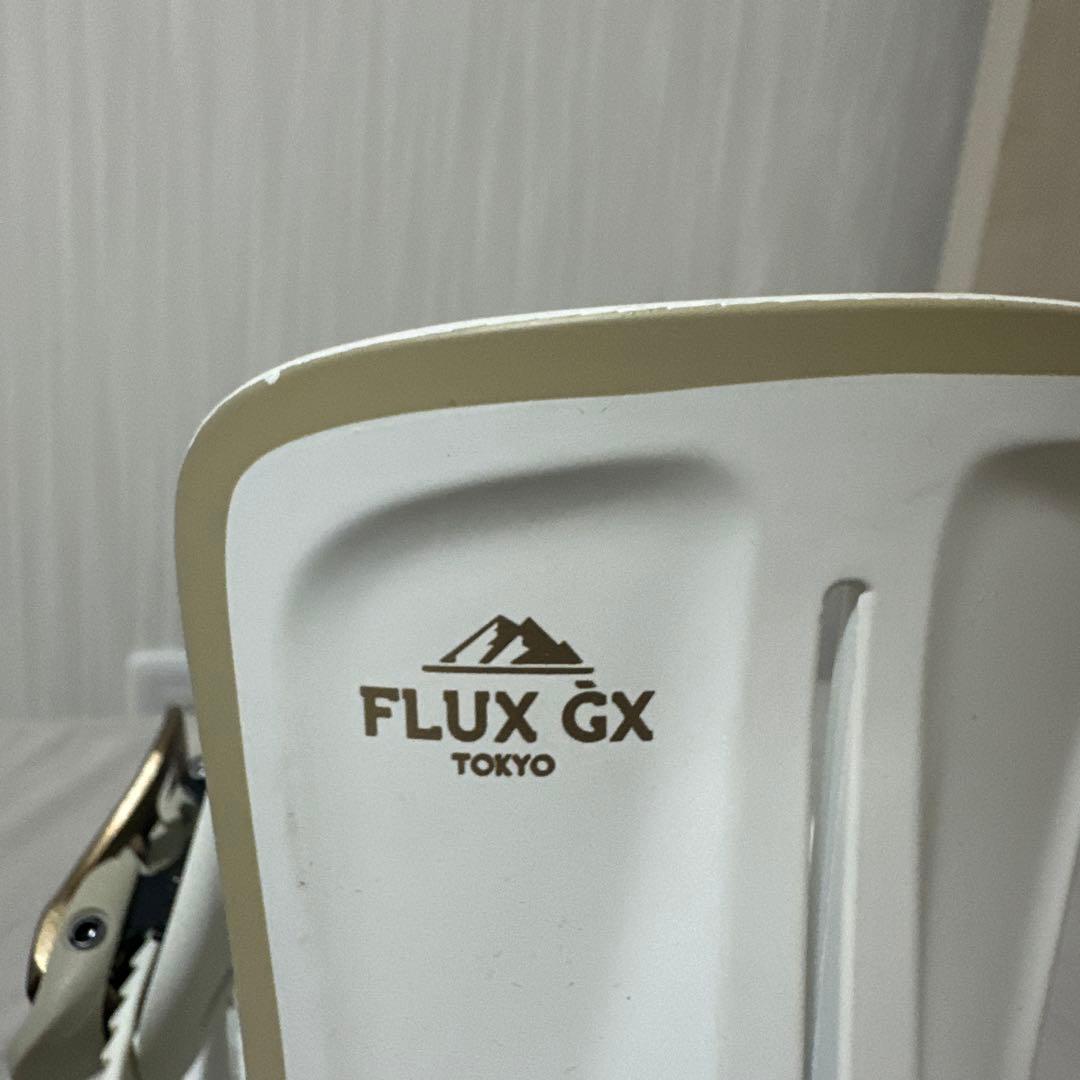 FLUX GX Tokyo ビンディング ホワイト×ゴールド