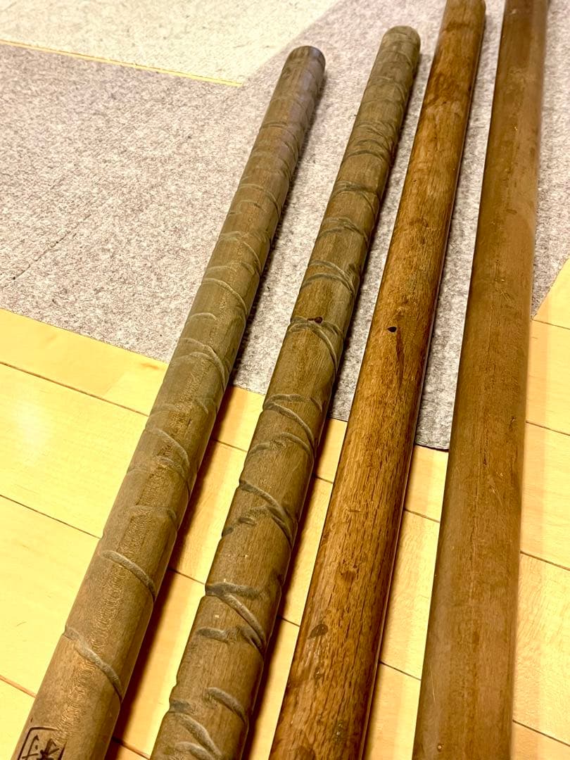 在銘夜叉龍他　極上造林鎌4本まとめて　草刈鎌 大鎌 林業 草刈　長柄鎌