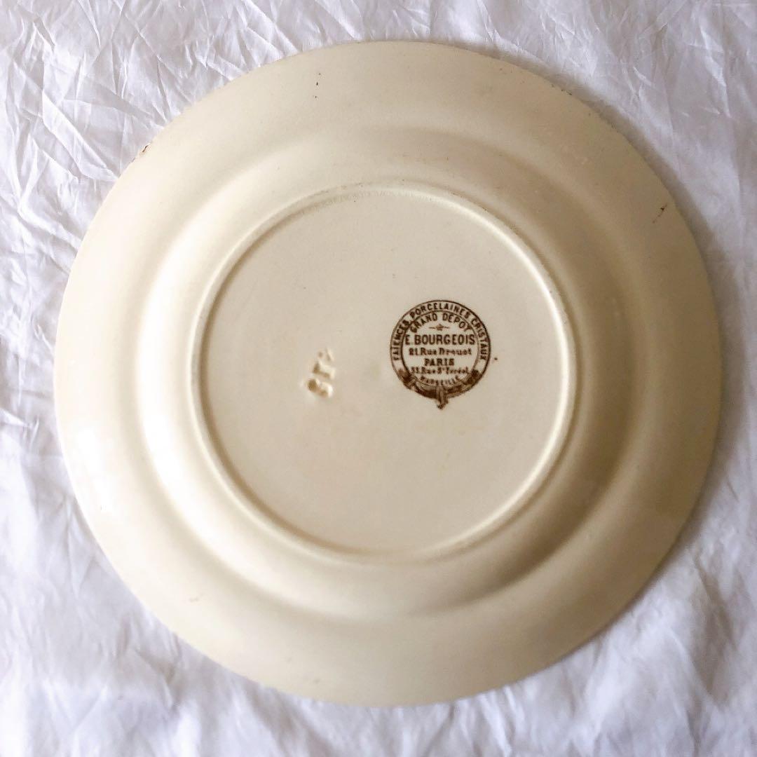 グランデポ　エミールブルジョワ　ディナープレート F フランスアンティーク食器