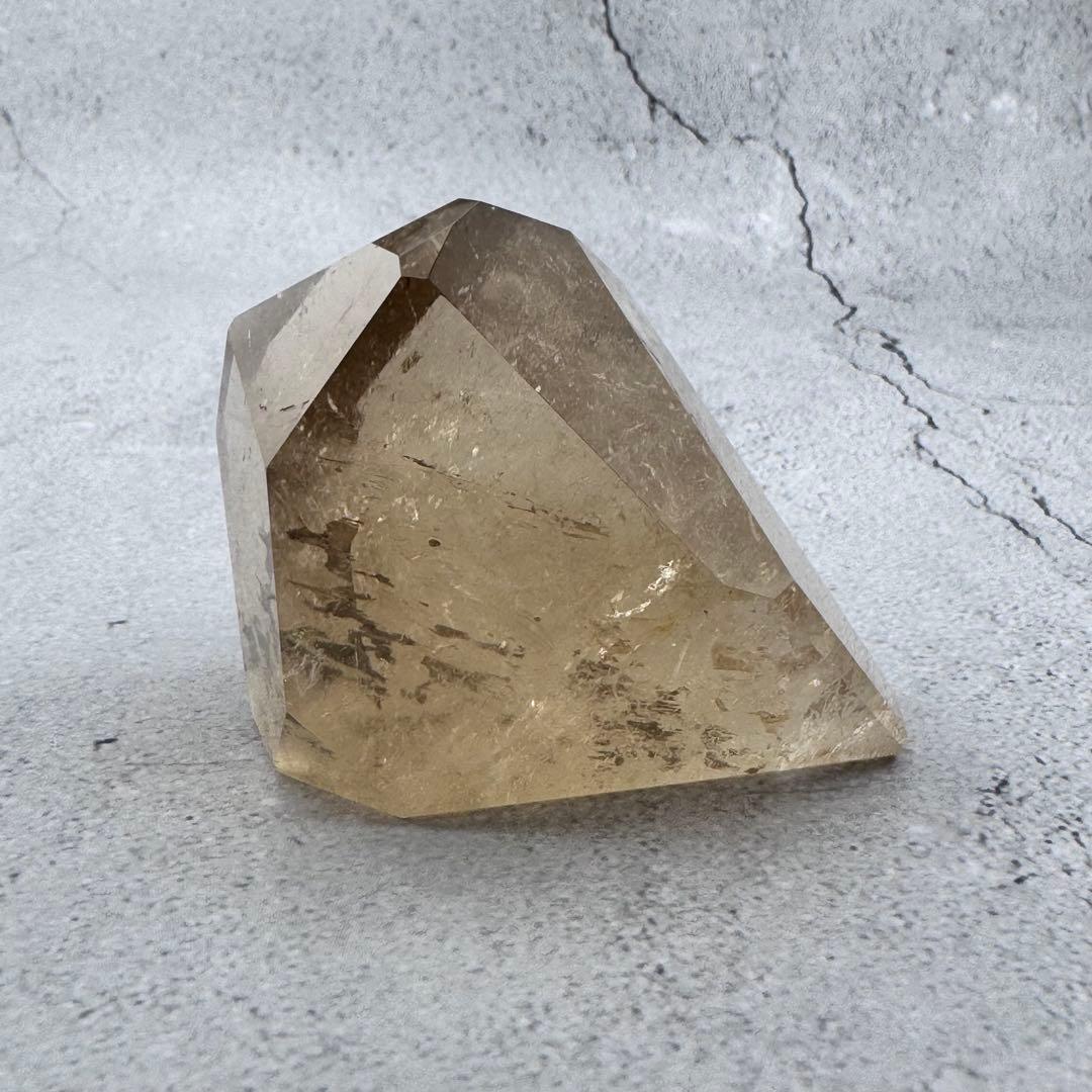 G-169天然シャンパンイエローシトリンフリーカット原石　天然石パワーストーン