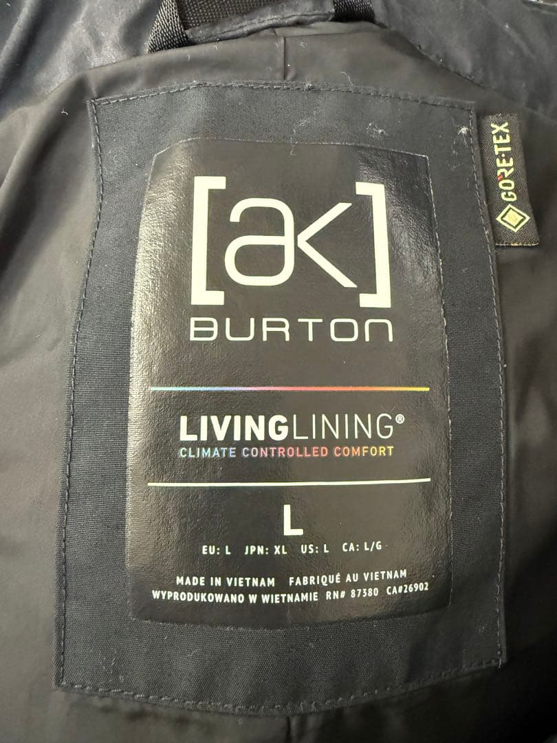 Burton [ak] スノーボードウェア　パンツLサイズ　ブラック