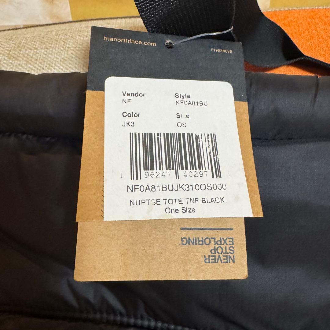 ノースフェイス　ヌプシトートバック❗️ NUPTSE TOTE 新品未使用！最終