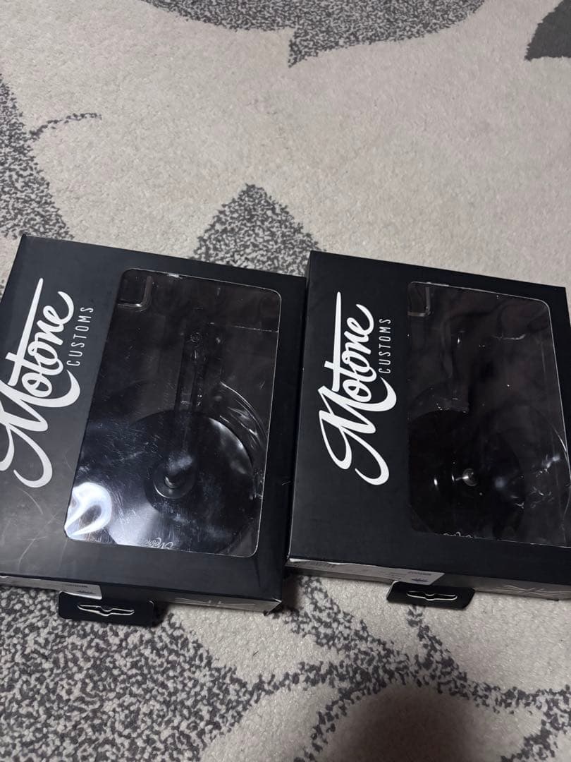 モートーン　バーエンドミラー 100mm 2個セット トライアンフ用