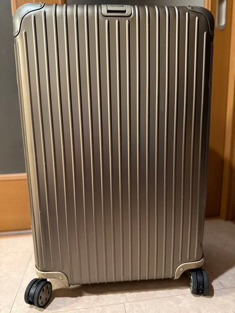 最終お値下げ‼️RIMOWAトパーズチタニウム 85L Check-In L