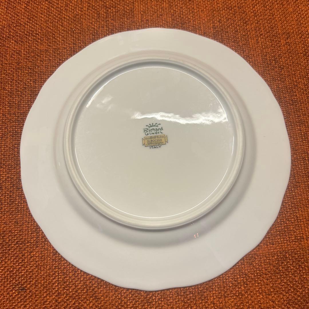 リチャードジノリ フローレンスフルーツフラワープレート大皿約24センチ2皿セット