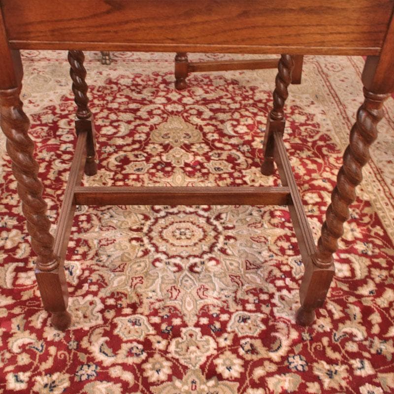 伸長式ダイニングテーブル 60cm~100cm オーク モダン 605-284