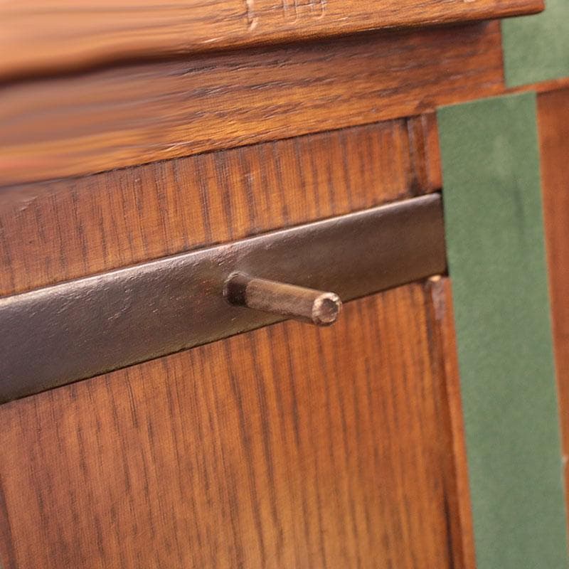 伸長式ダイニングテーブル 60cm~100cm オーク モダン 605-284