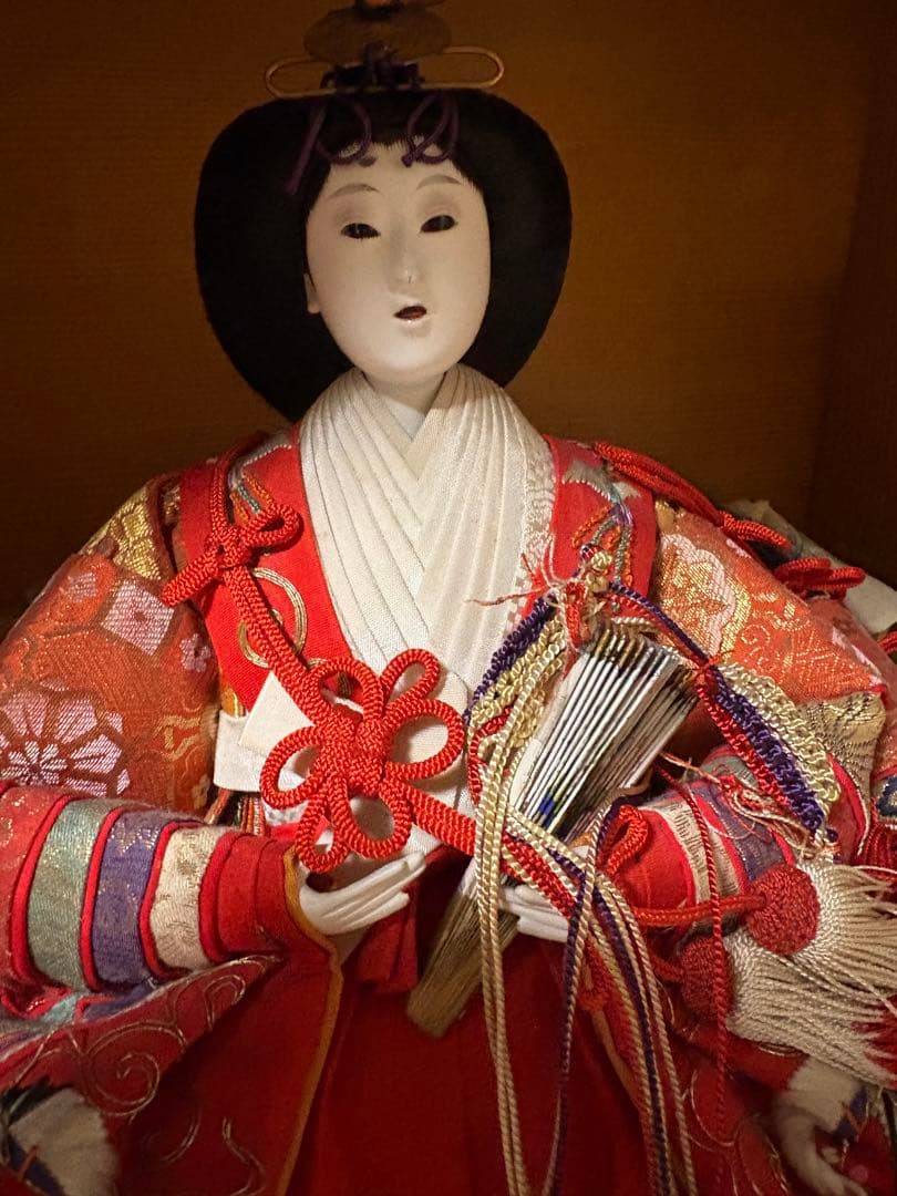お雛様　木箱入り　時代もの