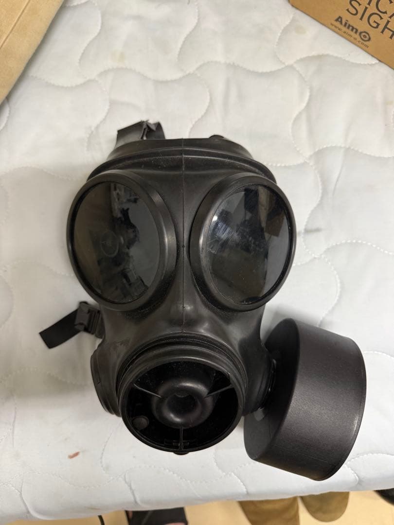 イギリス軍 S10ガスマスク 実物 黒