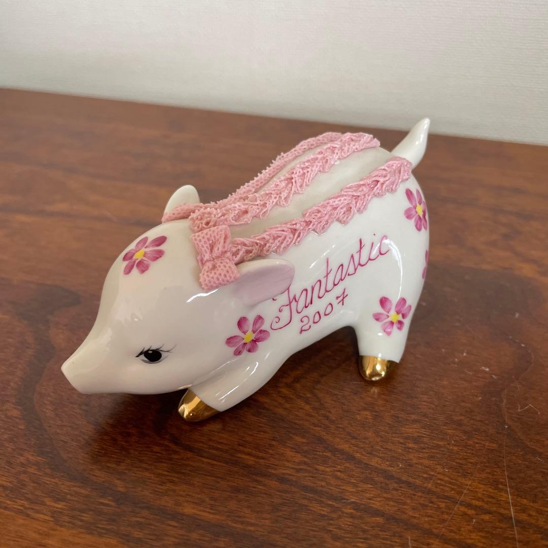 アイリッシュドレスデン　猪　干支　置物
