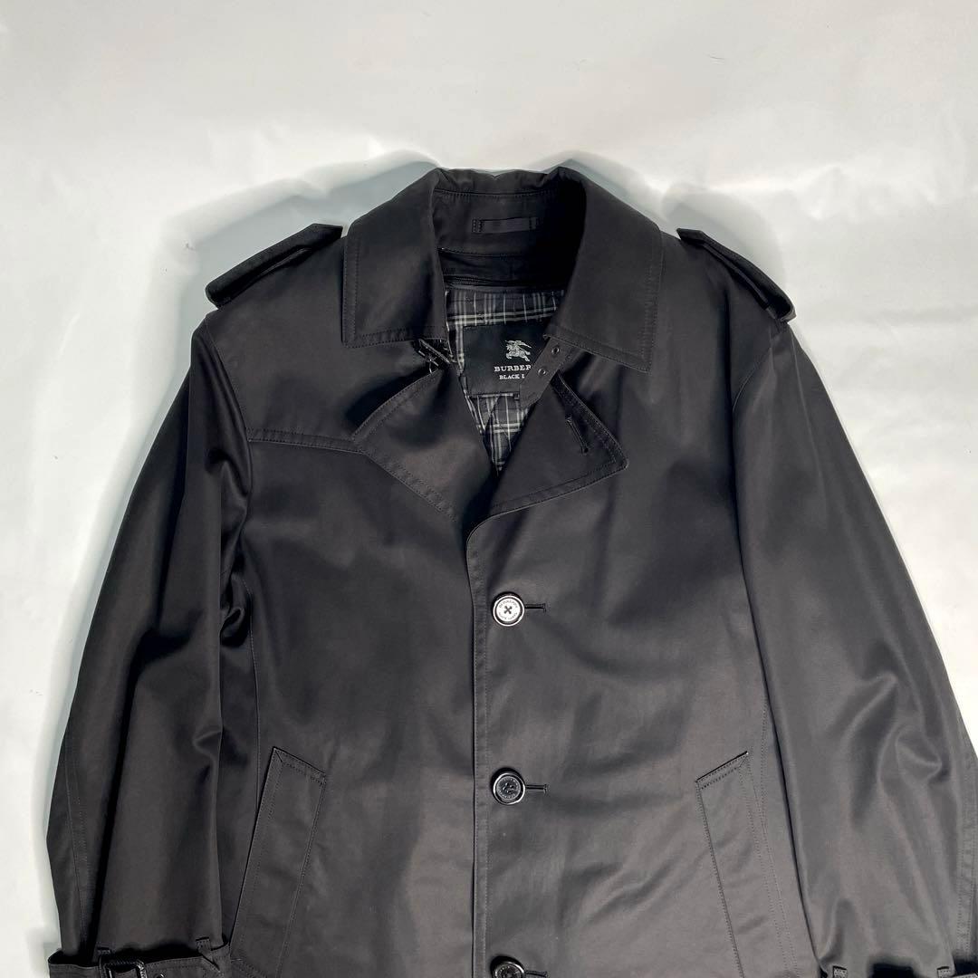 美品 バーバリーブラックレーベル トレンチコート ノバチェック