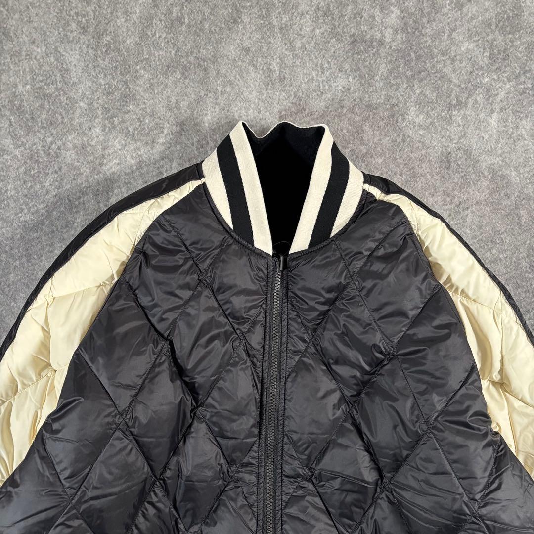 【新品】TAION スカジャン ベロア リバーシブル 虎 ダウンジャケット XL