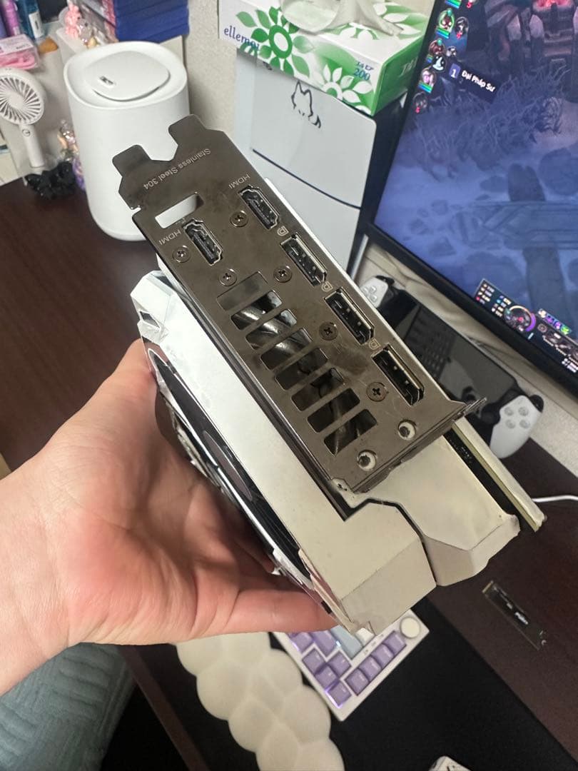 ROG STRIX RTX 3080（ホワイト塗装済み）