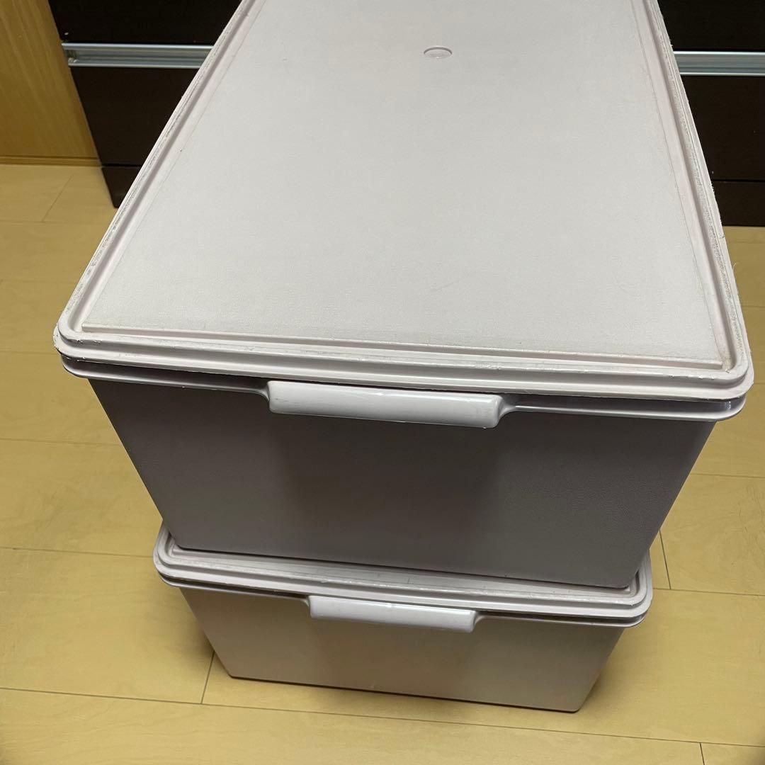タッパーウェア　スーパーケース　ロングディープ 美品　2個セット