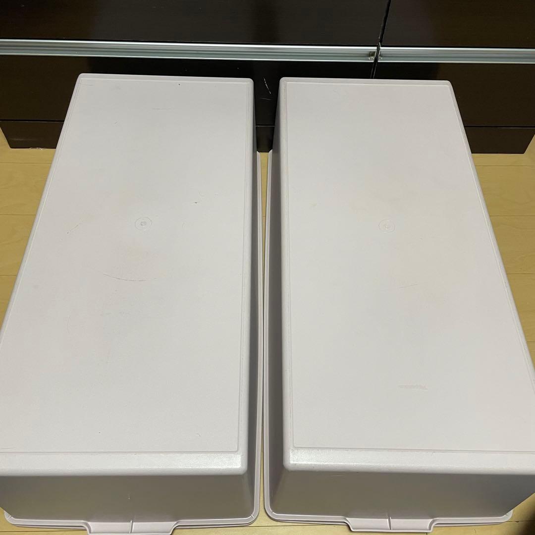 タッパーウェア　スーパーケース　ロングディープ 美品　2個セット