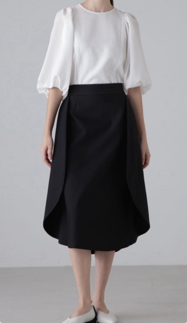 【まいちゃんADORE】⭐️値引交渉可⭐️テックギャバスカート（BLACK）