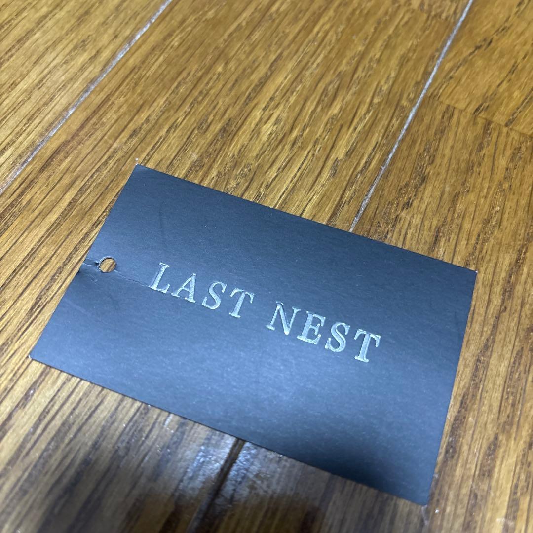 LAST NEST ブラックパーカー Lサイズ バックロゴ