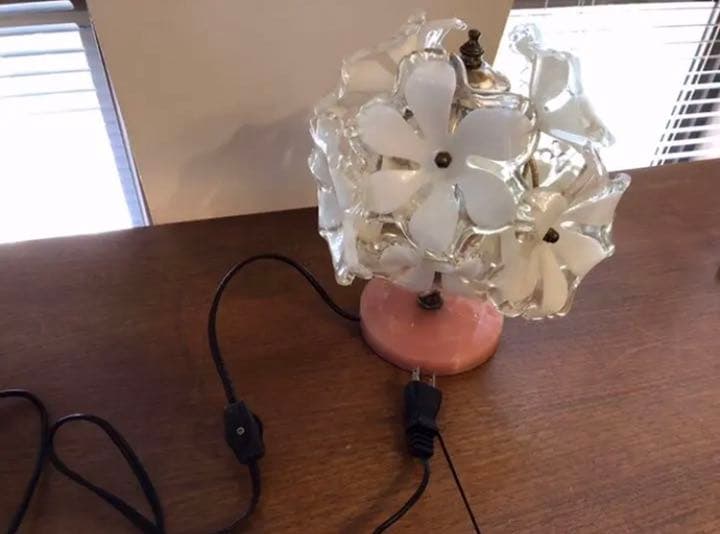 昭和レトロ　アンティーク　テーブル　ランプ　ライト